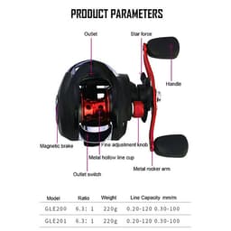 Cần câu cá lure 2m4  - Kèm máy ngang kim loại cao cấp - Tặng kèm 1 ngọn cần + 1 hộp cước BCL04 " Máy giao màu ngẫu nhiên - Cam - Xanh " 