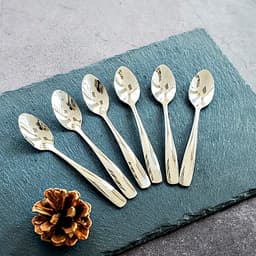 Bộ 6 thìa muỗng inox 304 DandiHome 2020 cao cấp, sang trọng, tinh tế