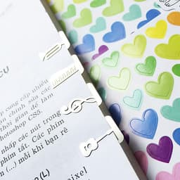 Bộ Đánh Dấu Sách BookMark Kim Loại