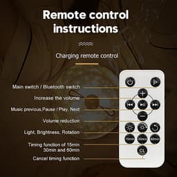 Chill Party-Đèn Chiếu Ngàn Sao 6 phong cách kiêm đèn ngủ xoay tự động, tích hợp phát nhạc bằng Bluetooth nhiều màu sắc tuyệt đẹp, sạc lại bằng USB