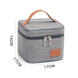 Túi đựng hộp cơm giữ nhiệt/ Túi đựng đồ ăn trưa/ Túi chống toả nhiệt, dày dặn, có tay xách, phong cách Hàn Quốc thời trang, hiện đại Ver.6