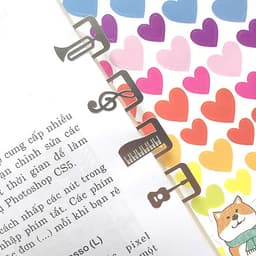 Bộ Đánh Dấu Sách BookMark Kim Loại