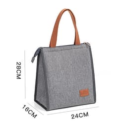 Túi đựng hộp cơm giữ nhiệt/ Túi đựng đồ ăn trưa/ Túi chống toả nhiệt, dày dặn, có tay xách, phong cách Hàn Quốc thời trang, hiện đại Ver.6
