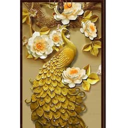 Thảm trang trí trải sàn Sofa phòng khách sang trọng hiện đại Bali in 3D Nhung nỉ lì cao cấp BL41 - Đa Giác Cam