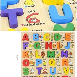 Bảng lắp ghép chữ cái và chữ số tiếng anh cho bé học tiếng anh Sớm