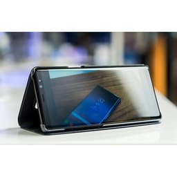 Bao da tráng gương cho Samsung Galaxy Note 8 nắp gập 2 mặt 