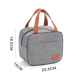 Túi đựng hộp cơm giữ nhiệt/ Túi đựng đồ ăn trưa/ Túi chống toả nhiệt, dày dặn, có tay xách, phong cách Hàn Quốc thời trang, hiện đại Ver.6