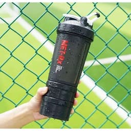 Bình Lắc Shaker, Bình Nước Gym, Bình Thể Thao Cho Gymer 4 in 1 (500ml) - Hàng Chính Hãng Amalife