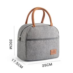 Túi đựng hộp cơm giữ nhiệt/ Túi đựng đồ ăn trưa/ Túi chống toả nhiệt, dày dặn, có tay xách, phong cách Hàn Quốc thời trang, hiện đại Ver.6