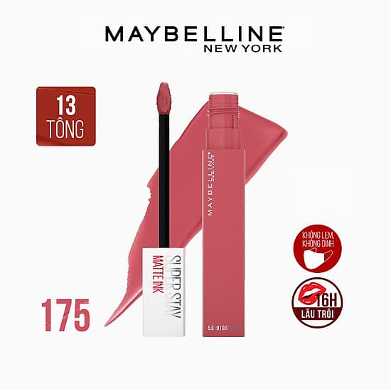Son Kem Lì 16h Lâu Trôi Maybelline New York Super Stay Matte Ink 5ml 