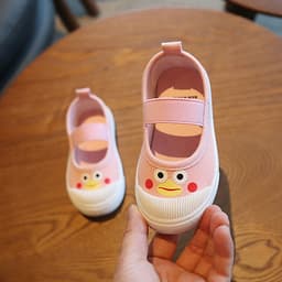 Giày búp bê vải cho bé gái 2- 13 tuổi phong cách Hàn Quốc G06