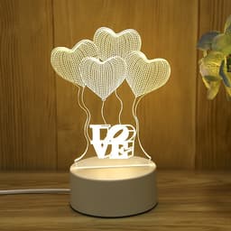 Đèn ngủ LED 3D trang trí - quà tặng độc đáo