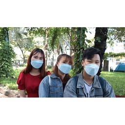KHẨU TRANG 4D HELLO MASK VẢI KHÔNG DỆT SMS KHÁNG KHUẨN (10 cái)
