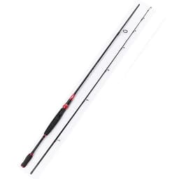 Cần câu cá lure 2m4  - Kèm máy ngang kim loại cao cấp - Tặng kèm 1 ngọn cần + 1 hộp cước BCL04 " Máy giao màu ngẫu nhiên - Cam - Xanh " 