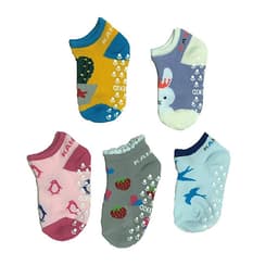Combo 5 đôi tất cotton Chống Trượt cho bé trai, bé gái size 3 tháng đến 8 tuổi, tất mềm, mịn co giãn tốt, hàng Việt Nam chất lượng 