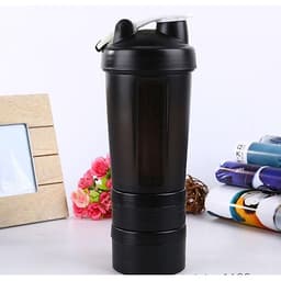 Bình Lắc Shaker, Bình Nước Gym, Bình Thể Thao Cho Gymer 4 in 1 (500ml) - Hàng Chính Hãng Amalife