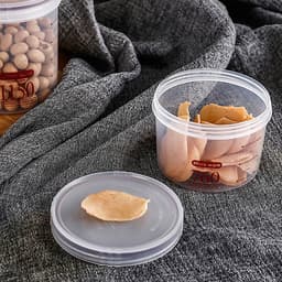 Hộp Đựng Thức Ăn Đa Năng Bằng Nhựa Loại Nắp Vặn Tròn Blackinner GR01 - Ba Dung Tích - Hàng Chính Hãng