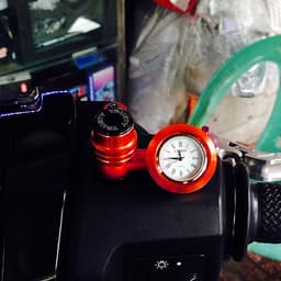 Đồng Hồ Mini Gắn Kính Xe Máy
