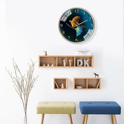 Đồng Hồ Treo Tường Kim Trôi Họa Tiết Sang Trọng Cao Cấp