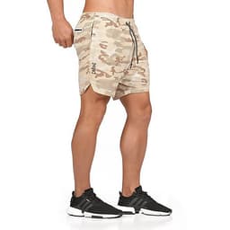 Quần Đùi Gym Nam 2 Lớp - Lót Quần Legging, Quần Short Thể Thao, Quần Legging Nam Liền Quần Đùi Tập Gym Nam SZone SQ516