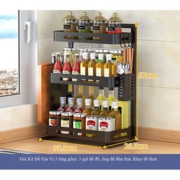 Kệ Đựng Gia Vị -  Kệ Gia Vị Nhà Bếp Đa Năng G58