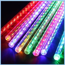 Đèn led sao băng đèn led giọt nước trang trí 8 ống 