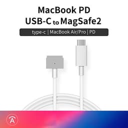Dây cáp sạc Macbook Magsafe cao cấp chuyển đổi từ USBC tiện lợi - Hàng chính hãng
