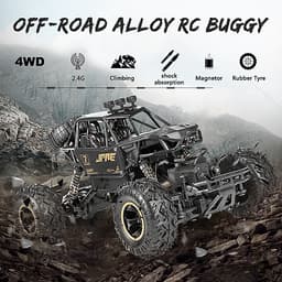 Đồ Chơi Xe Địa Hình Tốc Độ Cao Điều Khiển Từ Xa 1/16 Off-Road Buggy Alloy Rc (2.4Ghz) (4Wd) (15Km/h) 