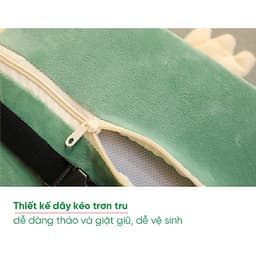 Gối tựa lưng ghế văn phòng hình thú giúp không đau lưng. Gối lót lưng vô cùng mềm mại và thoải mái