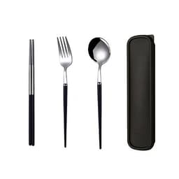 Bộ Muỗng Đũa Cơm Trưa INOX 304 Thiết Kế Sang Trọng Mạ PVD Cao Cấp
