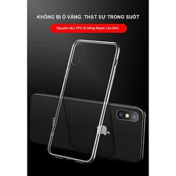 Ốp Lưng Kính Cường Lực Trong Suốt Hoàn Toàn. Lưng Kính Không Ố Vàng, Viền Máy Dẻo Cho Iphone 7/8