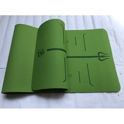 Thảm yoga định tuyến 8mm TPE(kèm túi đựng+dây buộc thảm )-Hoa văn ngẫu nhiên