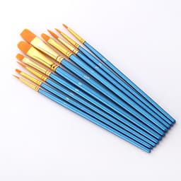 Bộ 10 Cọ Chuyên Dụng Để Tô Tranh Sơn Dầu, Vẽ Màu Nước Acrylic