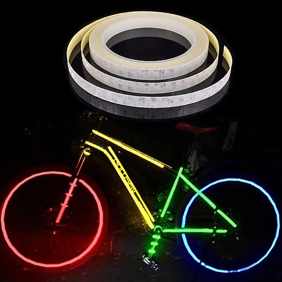 Băng Cuộn Dán Dính Đề Can (Decal) Phản Quang Dán Trang Trí Viền Thân Xe Đạp, Xe Máy, Ô tô An Toàn Ban Đêm Nổi Bật (1 cuộn 8 mét) Mai Lee