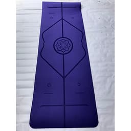 Thảm yoga định tuyến 8mm TPE(kèm túi đựng+dây buộc thảm )-Hoa văn ngẫu nhiên