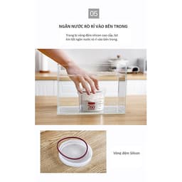 Hộp Đựng Thức Ăn Đa Năng Bằng Nhựa Loại Nắp Vặn Tròn Blackinner GR01 - Ba Dung Tích - Hàng Chính Hãng