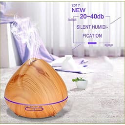 Combo máy khuếch tán/ máy xông tinh dầu Lorganic quả đào FX2059 + tinh dầu sả chanh Lorganic (10ml) LGN0367/ Thích hợp xông phòng diện tích 15-40m2.