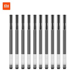 10 cây bút mực Xiaomi Gel Pens 0.5mm với khoang chứa mực rộng chống lem chống tắc