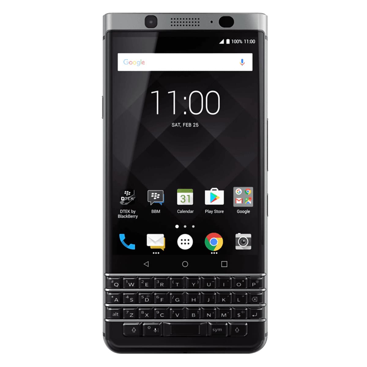 Điện Thoại BlackBerry KEYone (Silver) - Hàng Chính Hãng