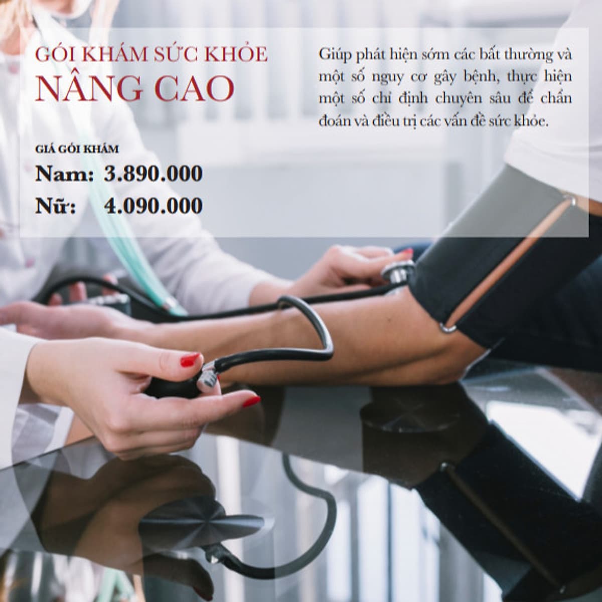 Gói khám Sức khỏe Nâng cao tại Phòng khám Đa khoa Hưng Việt