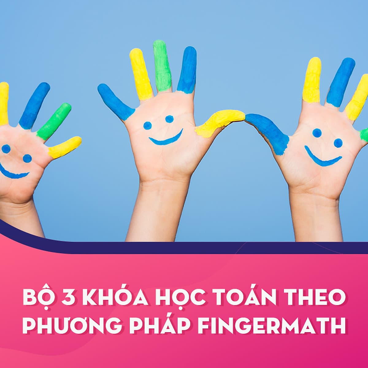 Bộ 3 khóa học toán theo phương pháp FingerMath - KYNA FOR KIDS
