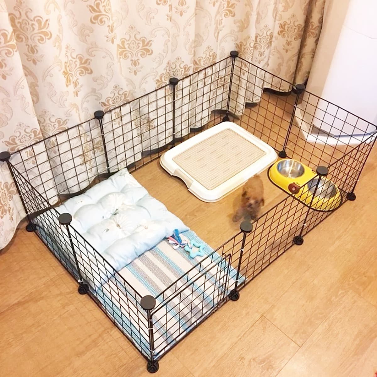 Lưới lắp ghép chuồng quây thú cưng có cửa