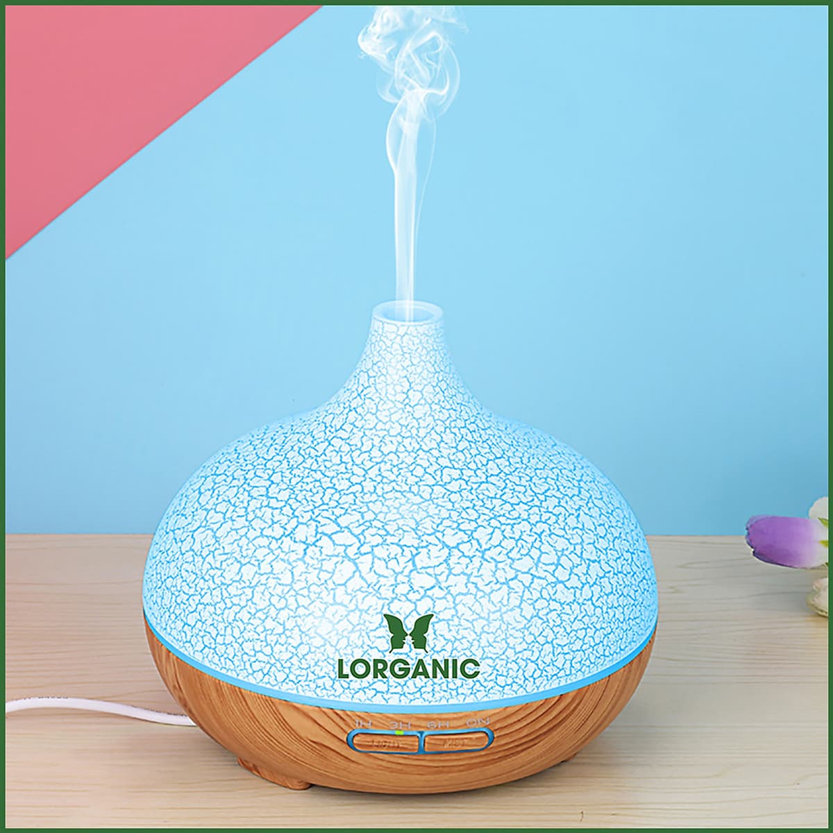 Máy khuếch tán/ máy xông tinh dầu Lorganic Giọt Nước FX2056/ Thích hợp xông phòng 15-40m2.