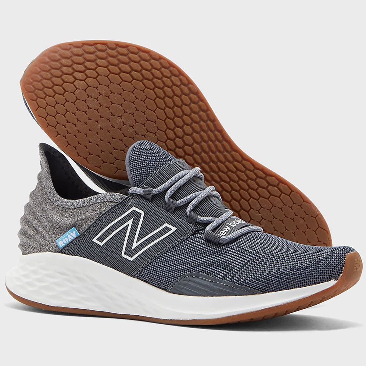 Giày Thể Thao Nam New Balance MROAVTG Fresh Foam Roav Tee Shirt - Xám