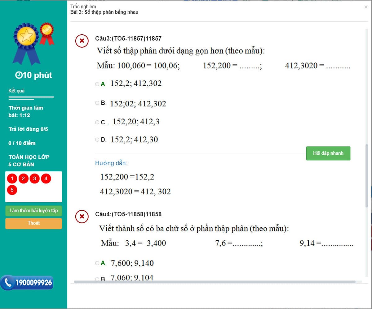 Khóa học TOÁN HỌC LỚP 5 CƠ BẢN cô Ngọc Lan - 09 tháng