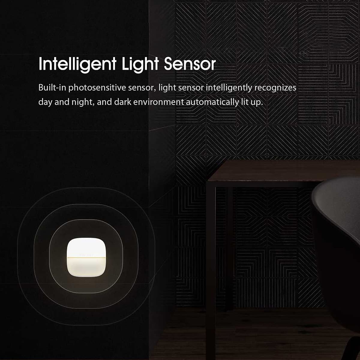 Xiaomi Yeelight Night Light LED  Wall Plug-in Lamp Controlled Infrared Motion Sensor Induction Sleep Light For Hallway