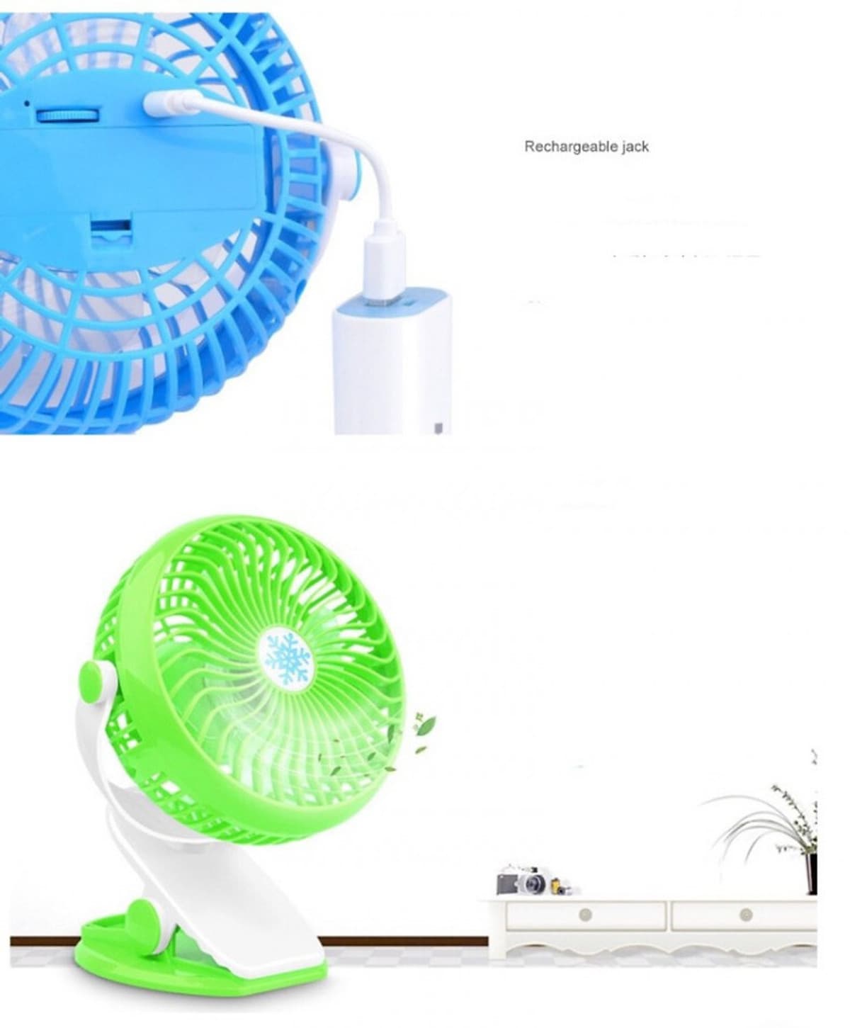 Quạt kẹp xe đẩy HN F168 - MÀU NGÃU NHIÊN