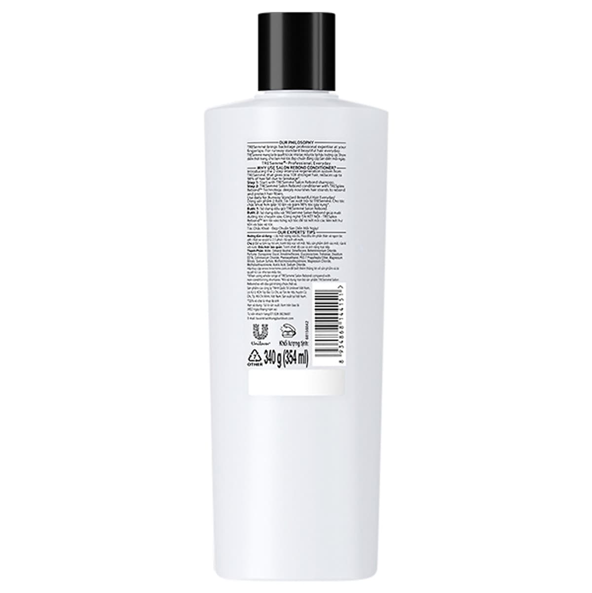 Combo Dầu Gội 640gr Và Dầu Xả 340gr TRESemmé Salon Rebond Công Nghệ Tái Kết Nối Ngăn Ngừa Gãy Rụng