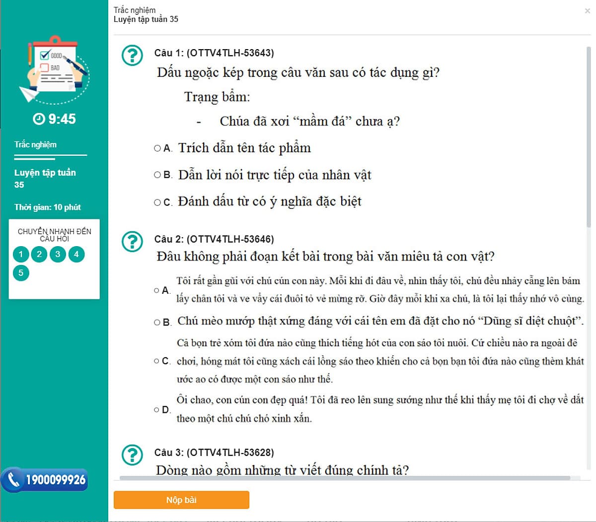 Khóa học ÔN TẬP CUỐI TUẦN - TIẾNG VIỆT LỚP 4 cô Chu Ái Thu - 03 tháng