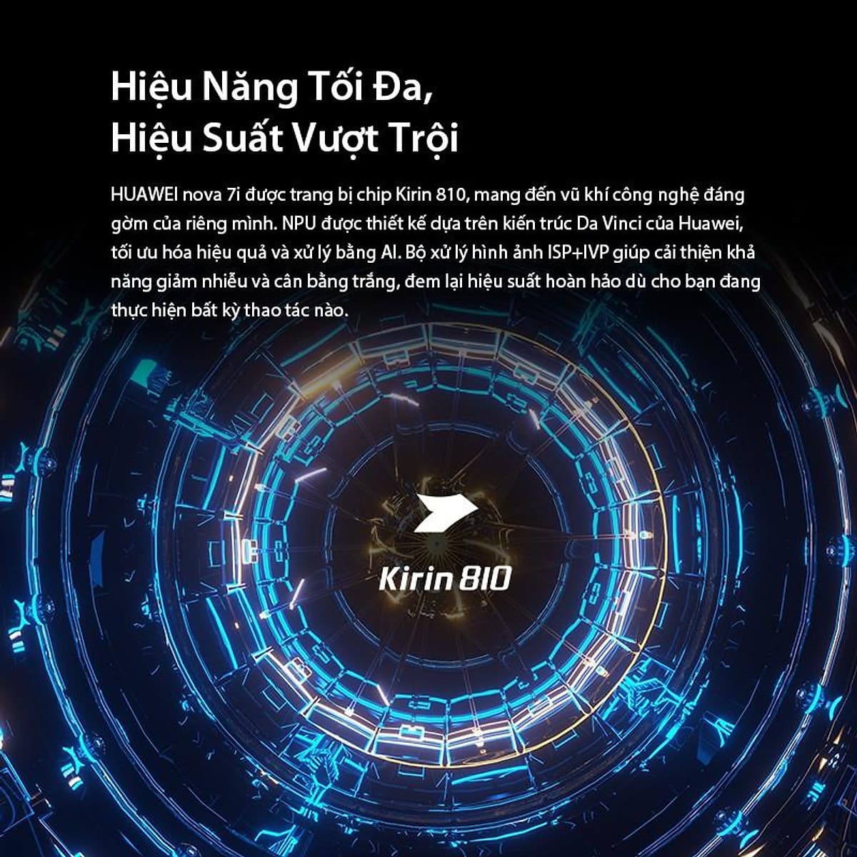 Điện thoại Huawei Nova 7i 8G/128G Sạc nhanh 40W - Hàng Phân Phối Chính Hãng